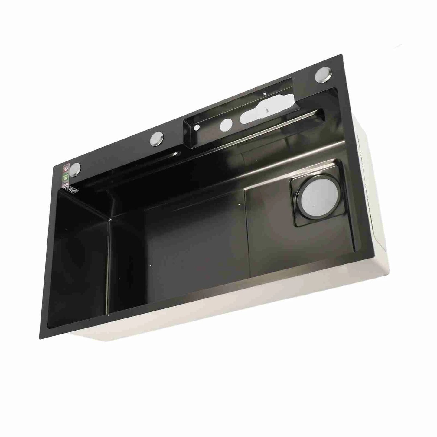 Smart Kitchen Sink Precision-Crafted Thick Gauge Brushed Stainless Steel-Digital Display Large Capacity Professional Washing