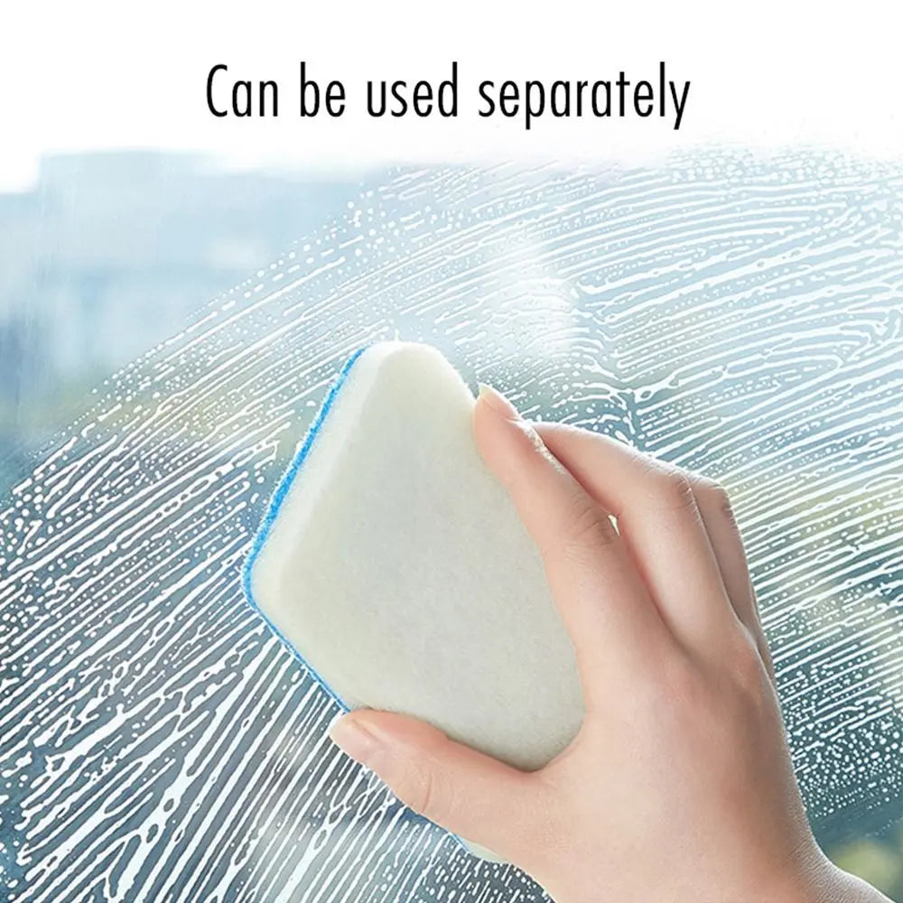 Multi-Functional Bathroom Wall Brush Long Handle Household Floor Bathtub Brushes Ceramic Tile Sponge Cleaning Brush Removable
