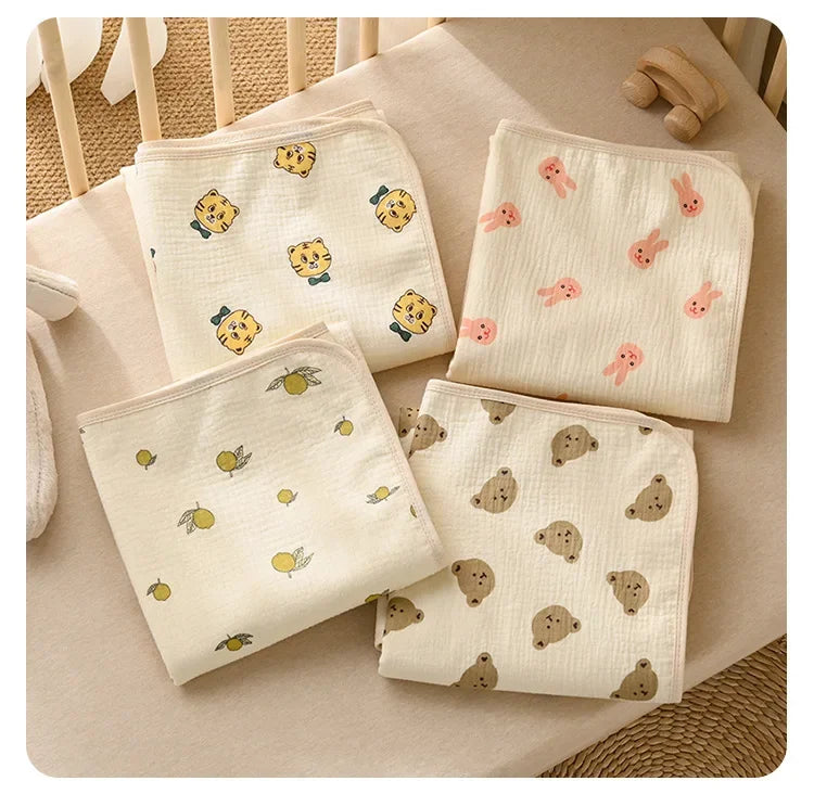 Reusable Baby Changing Mat Cover Baby Diaper Mattress Diaper for Newborn Cotton Waterproof Changing Pats Floor Play Mat