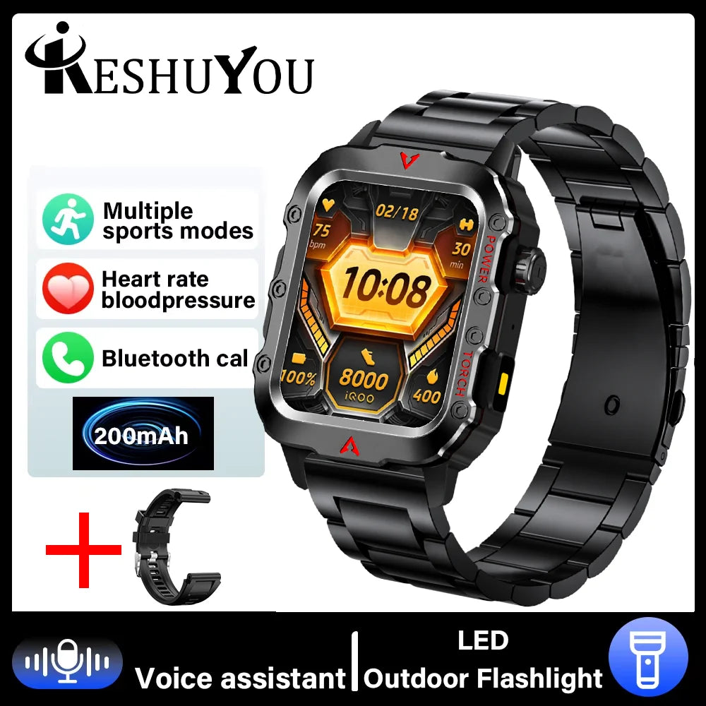 LAXASFIT LED Bluetooth Smartwatch