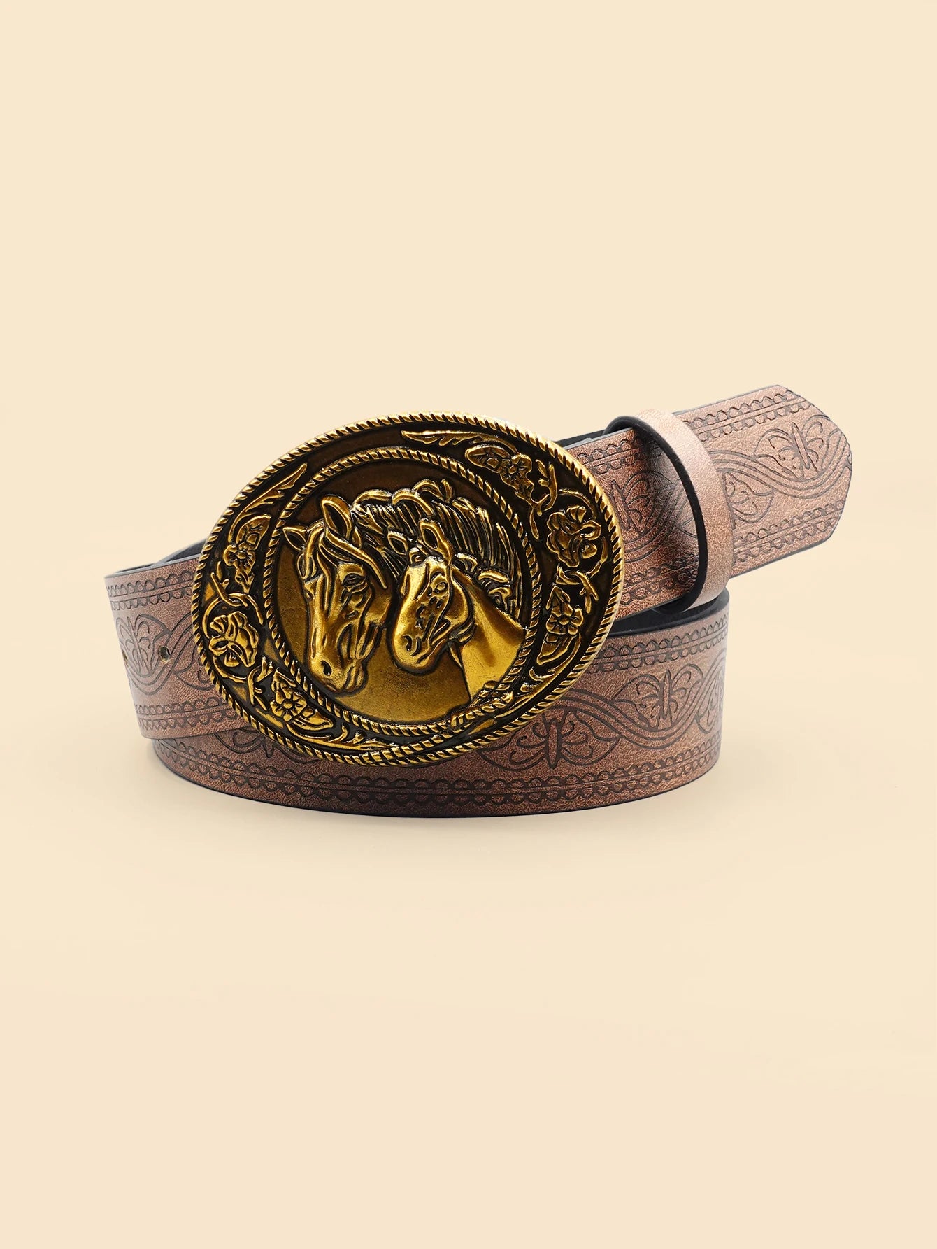 Western Denim Retro Belt, Fashionable Casual Women's Belt, Retro Printed Belt, Classic Decorative Belt, Daily Commuting College