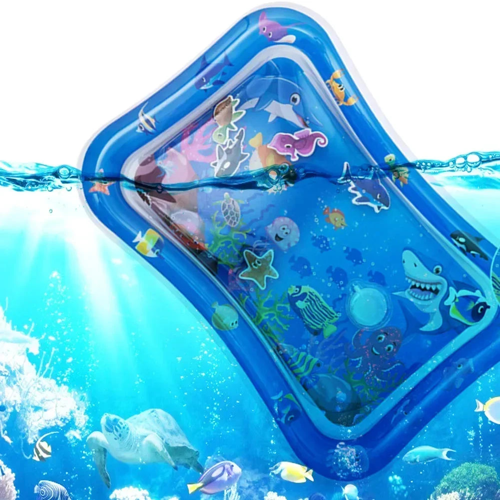Summer Toys Baby Water Mat PVC Inflatable Cushion Infant Toddler Water Play Mat for Children Early Education Developing Baby Toy