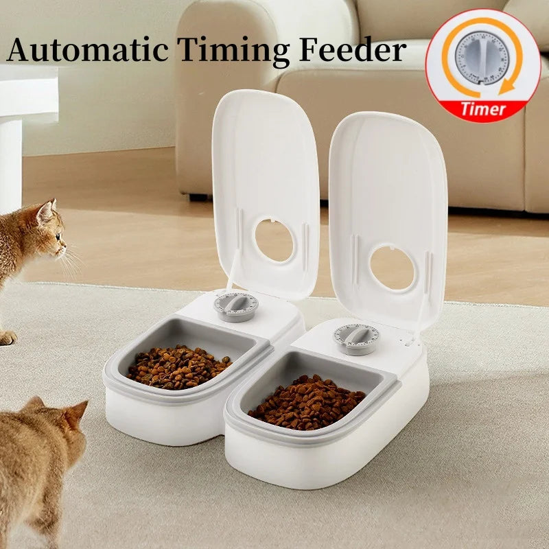 Smart Pet Food Feeder – Automatic Timer-Controlled Dry Food Dispenser for Cats & Dogs
