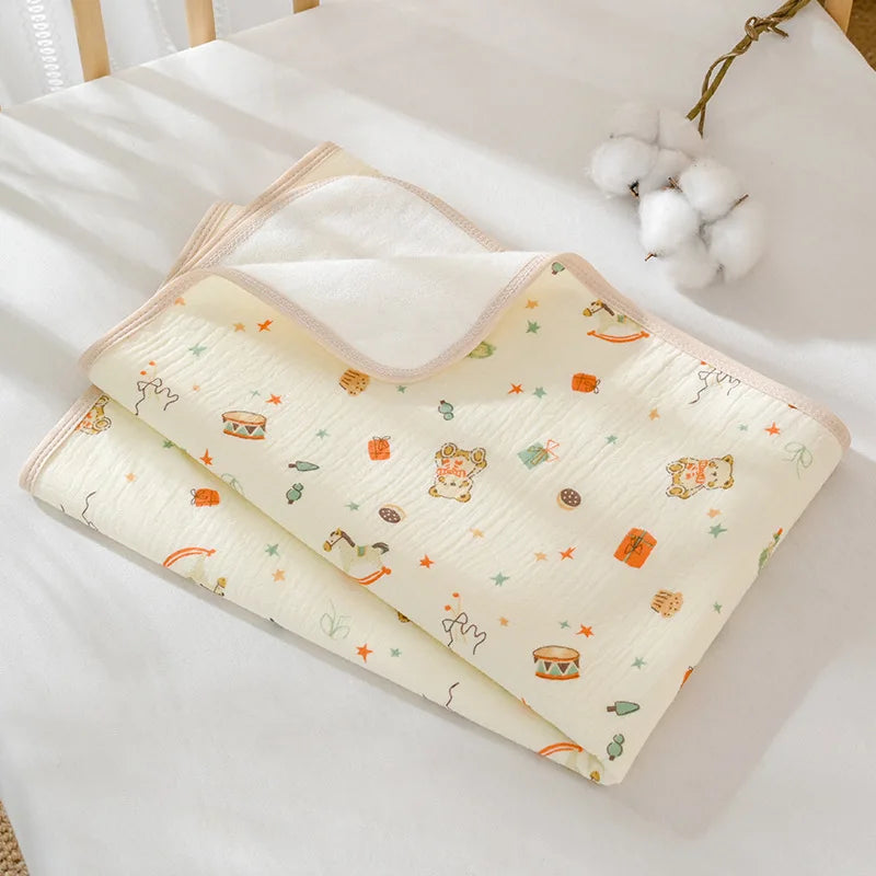 Reusable Baby Diaper Changing Mat Cover Waterproof Foldable Newborn Baby Sheet Mattress Portable Multi Use Travel Floor Play Pad