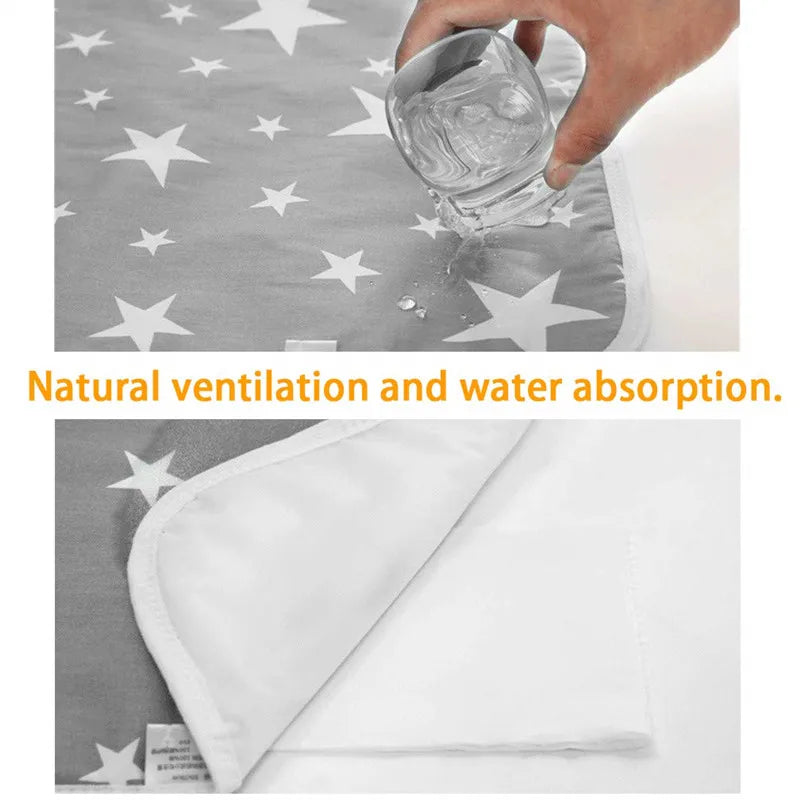 Waterproof Baby Changing Mat Reusable Newborn Baby Diaper Changing Pad Cover Infant Sheet Mattress Multifunction Floor Play Mats