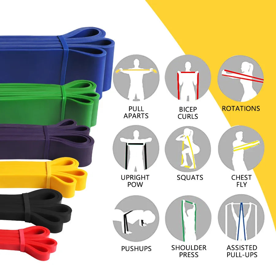Resistance Exercise Elastic Workout Bands
