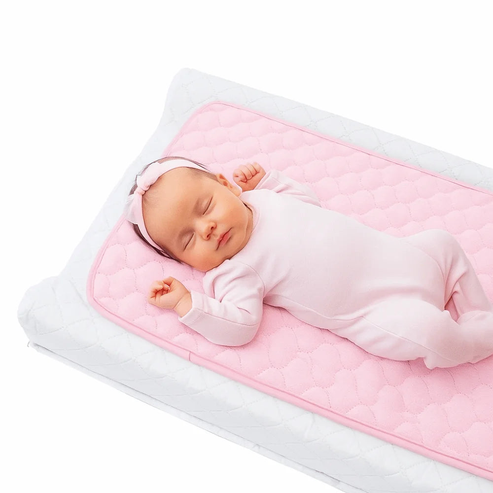 Non-slip Baby Changing Pad Waterproof Foldable Bassinet Mat Liners Breathable Rectangle Toddler Changer Cushions Diaper Station