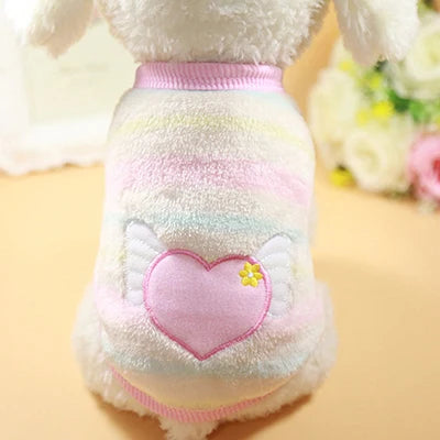 Cute Fleece Dog Winter Coat