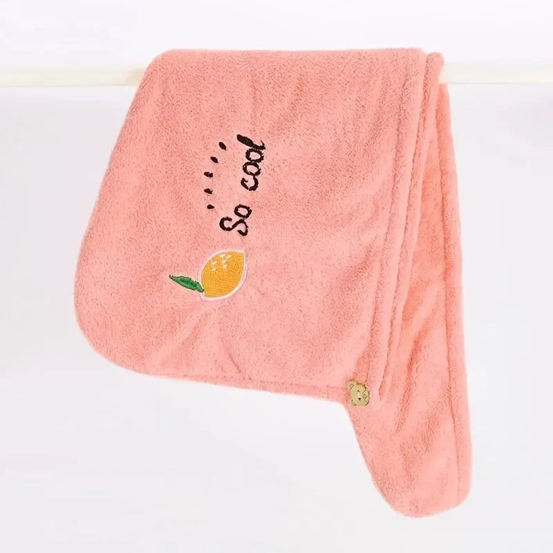 Absorbent Women Head Towel Dry Hair Hat