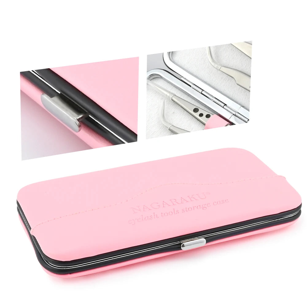 Makeup Eyelashes Tweezers Storage Container