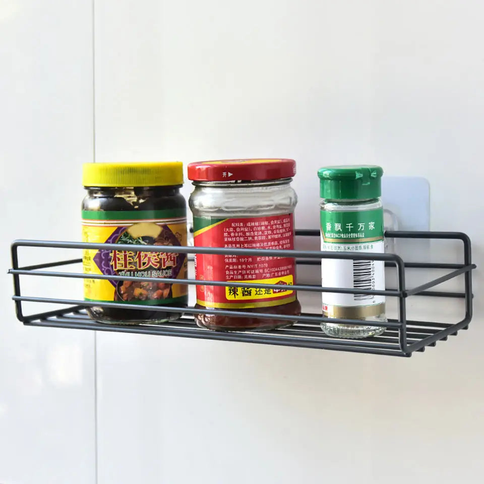 Bathroom Metal Shelves No-Drill Bathroom Organiser Cleaning Supplies Organiser Kitchen Supplies Storage Bathroom Accessories