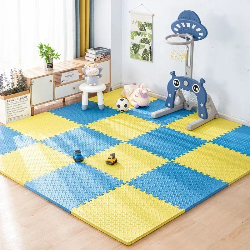 8/16PCS Non-Toxic Baby Play Mat, Interlocking Soft Foam Floor Mats for Kids' Play Area and Baby Floor Exercise Non-Slip Design