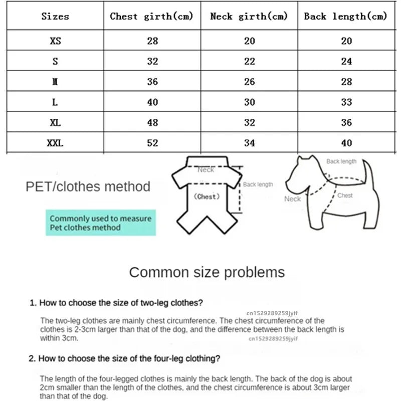 Winter Warm Dog Coat Jacket