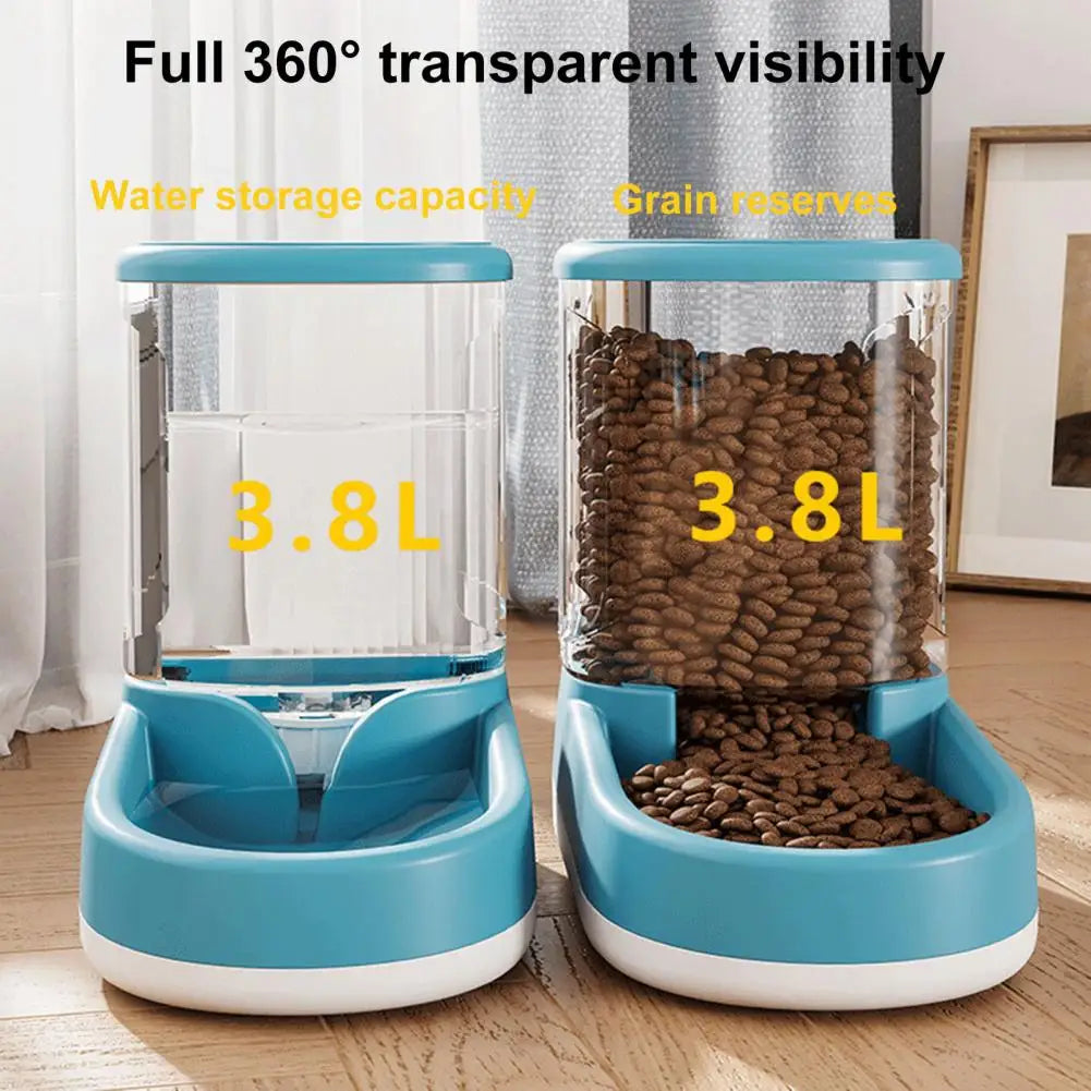 3 Automatic Refill 8L Pet Water & Feeder Dispenser