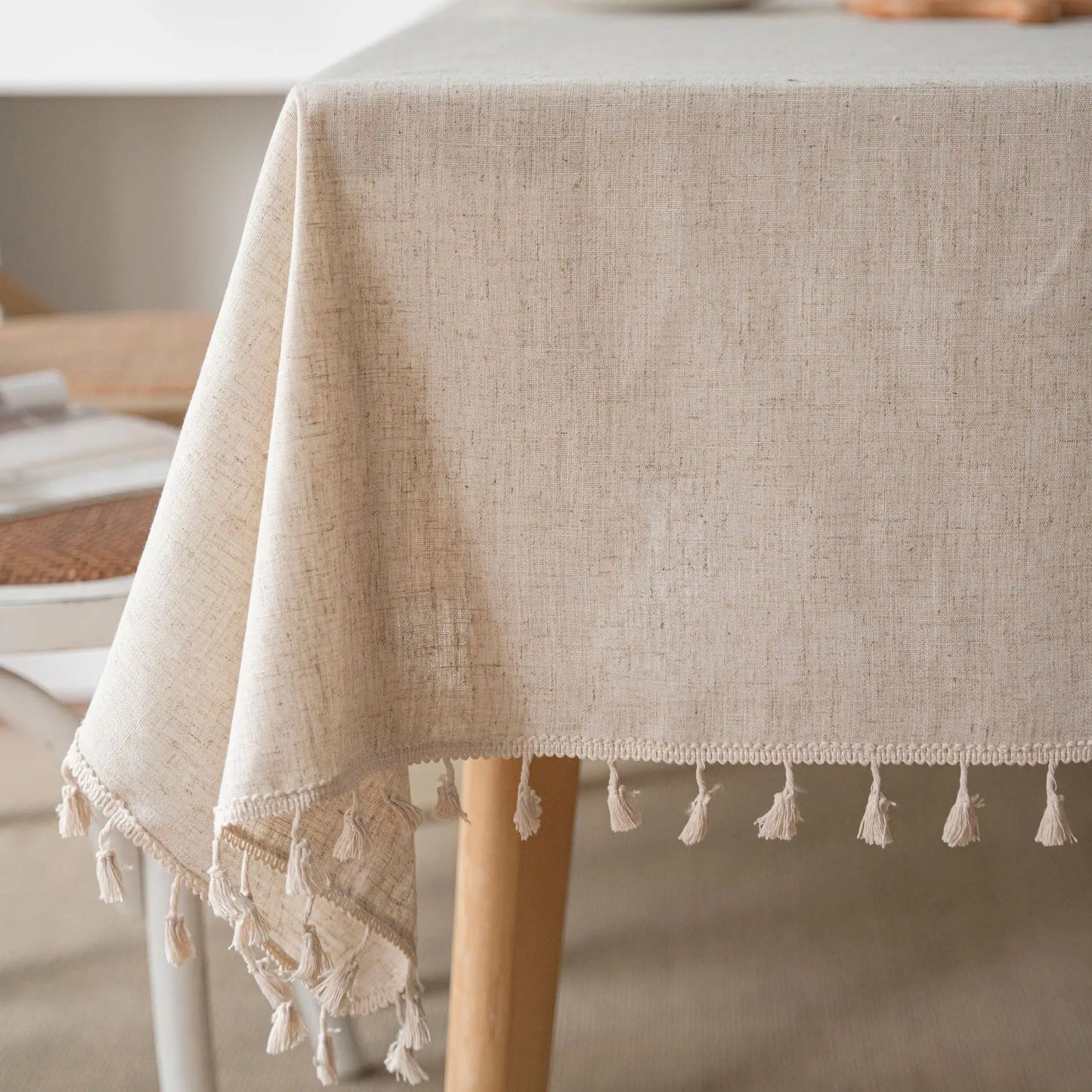 Washable Cotton Linen Table Cloths