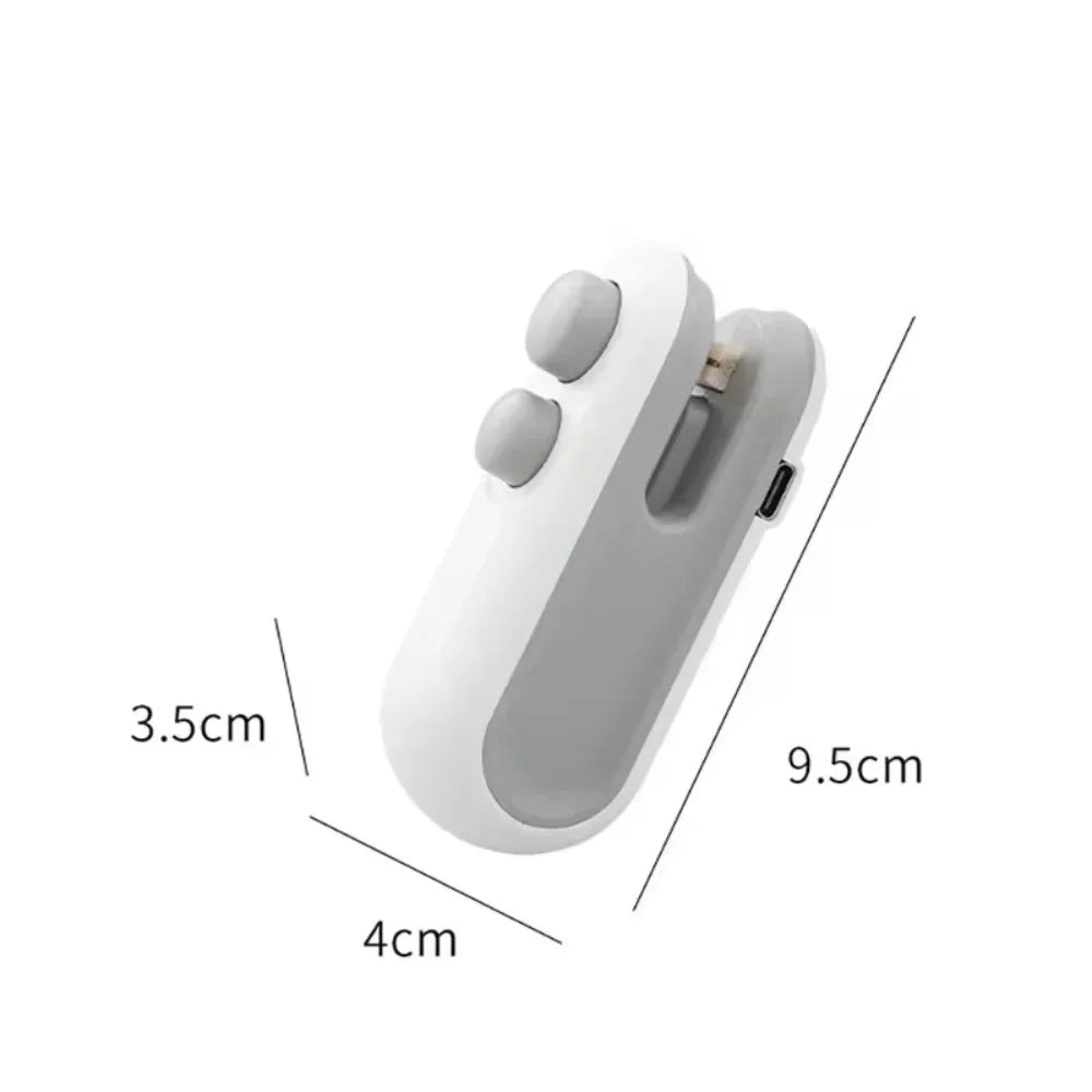 Mini Sealer Portable Mini Sealer 2 in 1 Heat Sealer For Snacks Home use rechargeable sealer Vacuum Sealer Snacks plastic bag