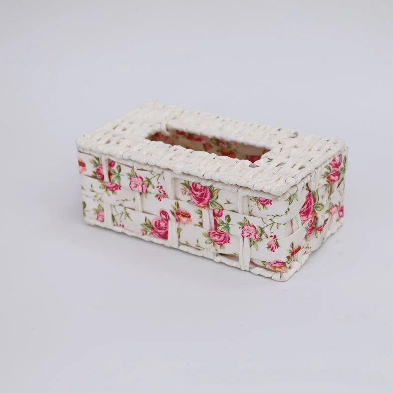 Creative Handmade Rattan Tissue Box