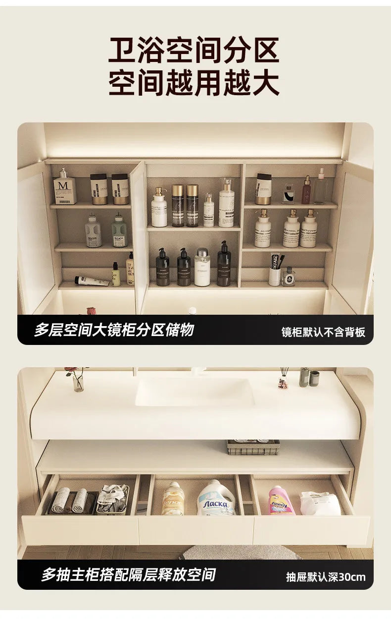 Modern Makeup Bathroom Cabinet Aesthetic Compact Organiser Minimalist Bathroom Cabinet Sink Princess Vestidores Salon Furniture