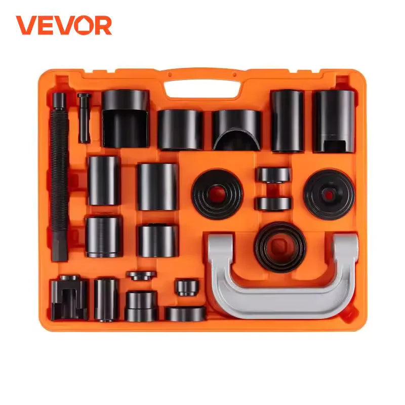 VEVOR 25 PCS Ball Joint Press Kit C-press Ball Joint Tools Steel Brake Anchor Pins Press and Removal Tools with Case