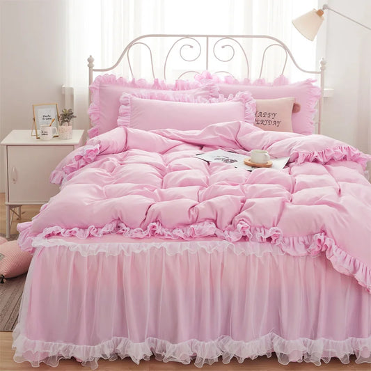 Pink Princess Girl Bedding Sheet & Pillow Cases