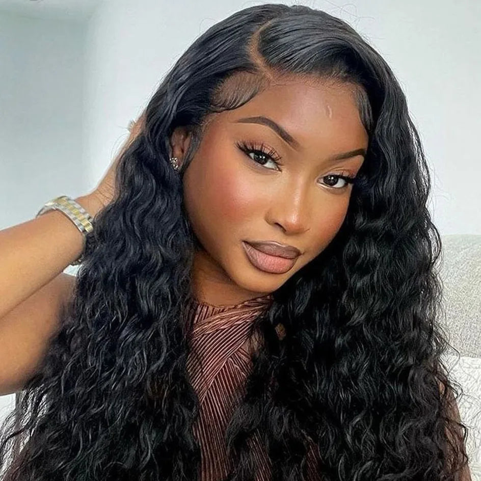 Lafion HD Lace Closure & Frontal Wig – Curly Human Hair, 4x4/5x5 Closure, 13x4/13x6 Lace Front, Deep & Water Wave
