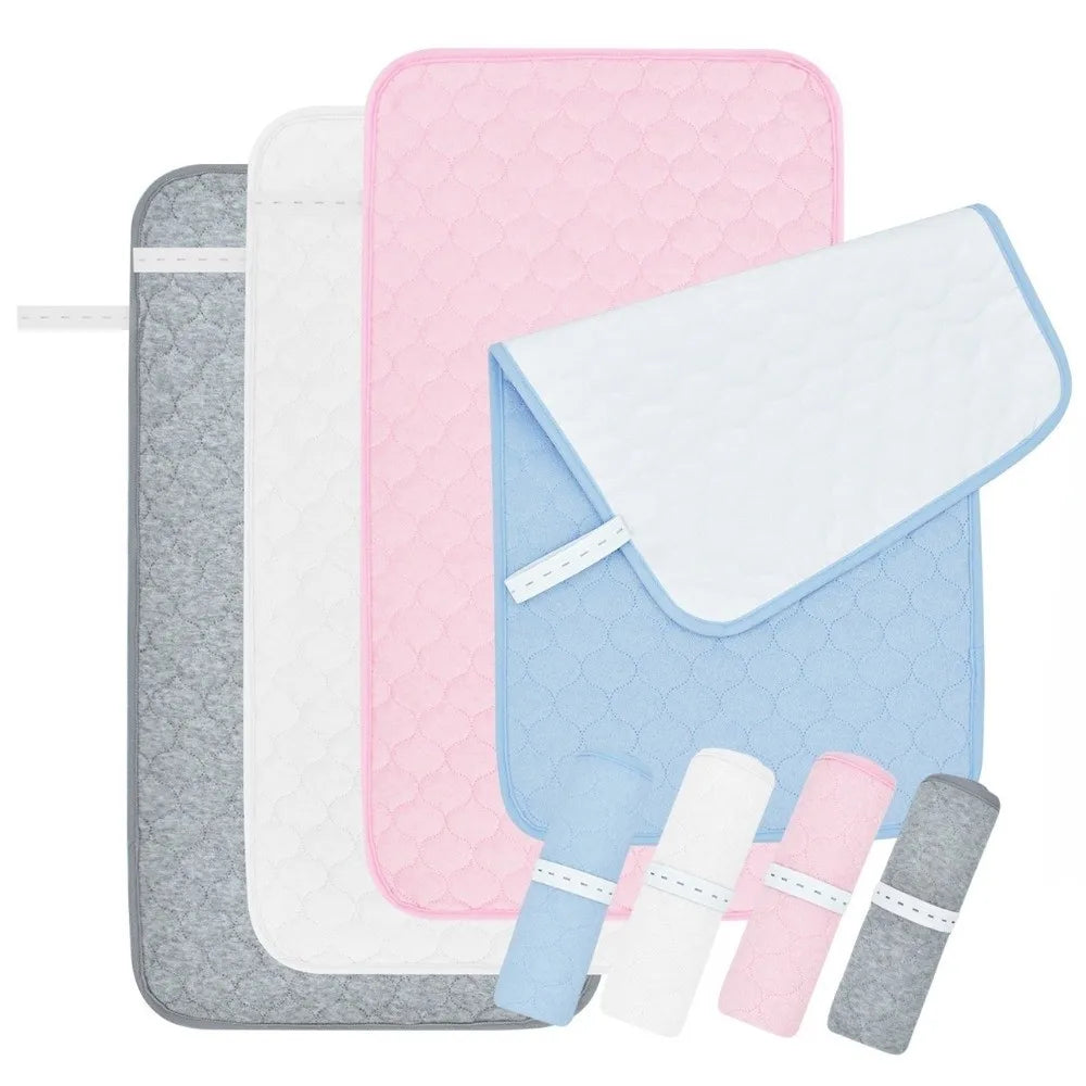 Non-slip Baby Changing Pad Waterproof Foldable Bassinet Mat Liners Breathable Rectangle Toddler Changer Cushions Diaper Station