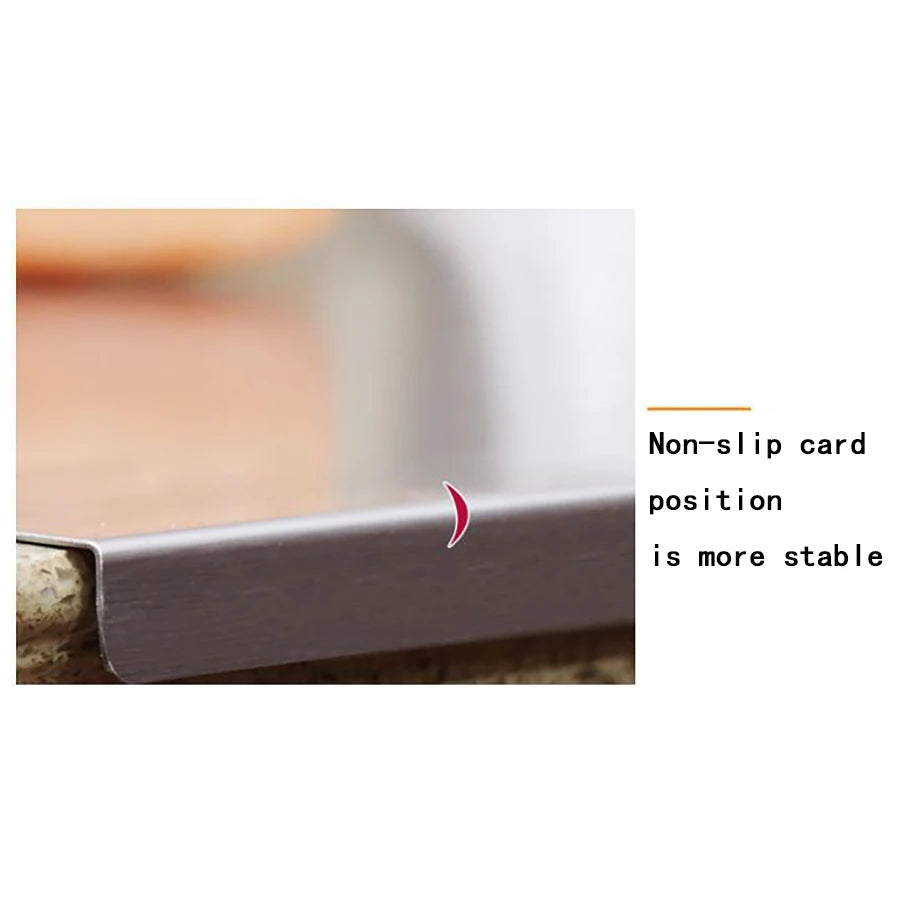 L-shaped Chopping Board Stainless Steel Large Size Doublesided Chopping Board Kitchen Tool Home Fruit Cutting And Kneading Panel
