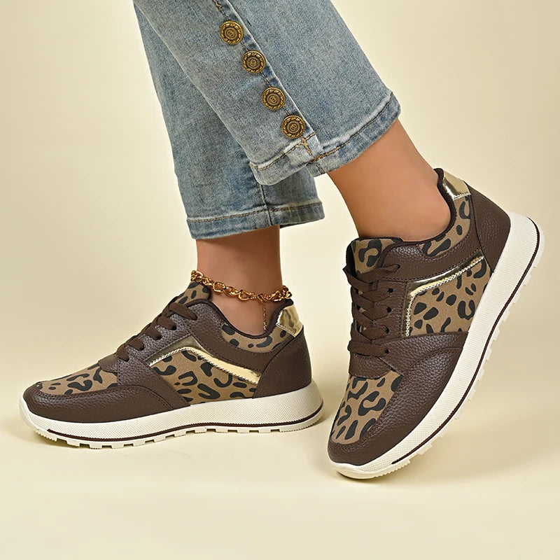 Leopard Print Platform Shoes