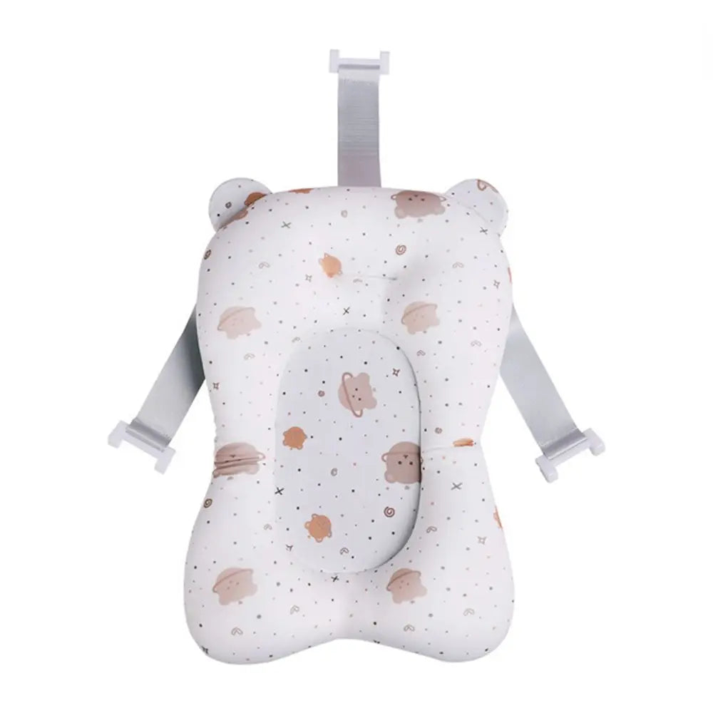 For Toddle Cartoon Rabbit Security Bear Newborn Bath Seat Shower Support Mat Baby Bath Cushion Infant Bathtub Pad