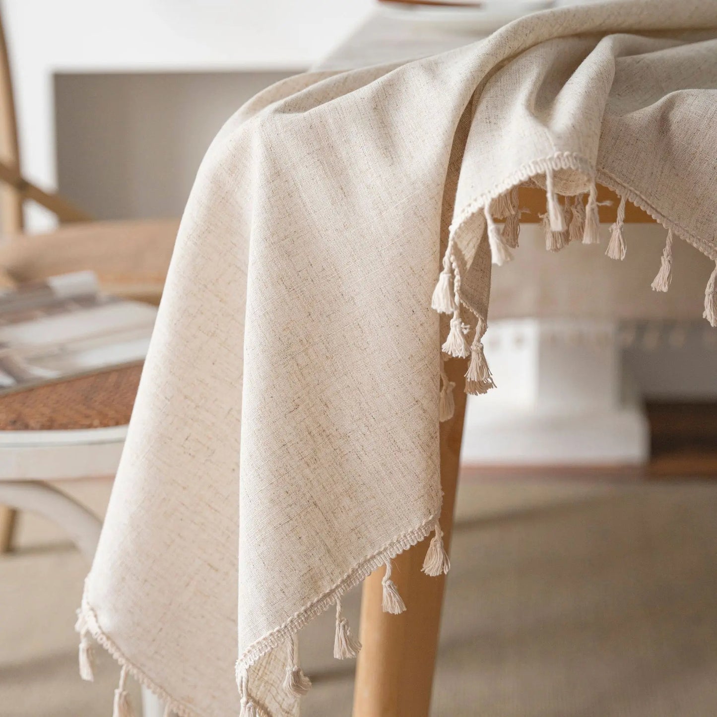Washable Cotton Linen Table Cloths