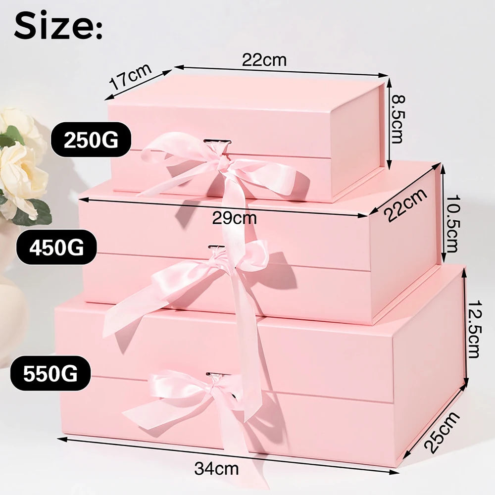 Personalized Gift Box for Large Birthday Gift Box, Wedding Gift Box, Bridesmaid Gift Box, Baby Keepsake Box, Luxury Gift Box