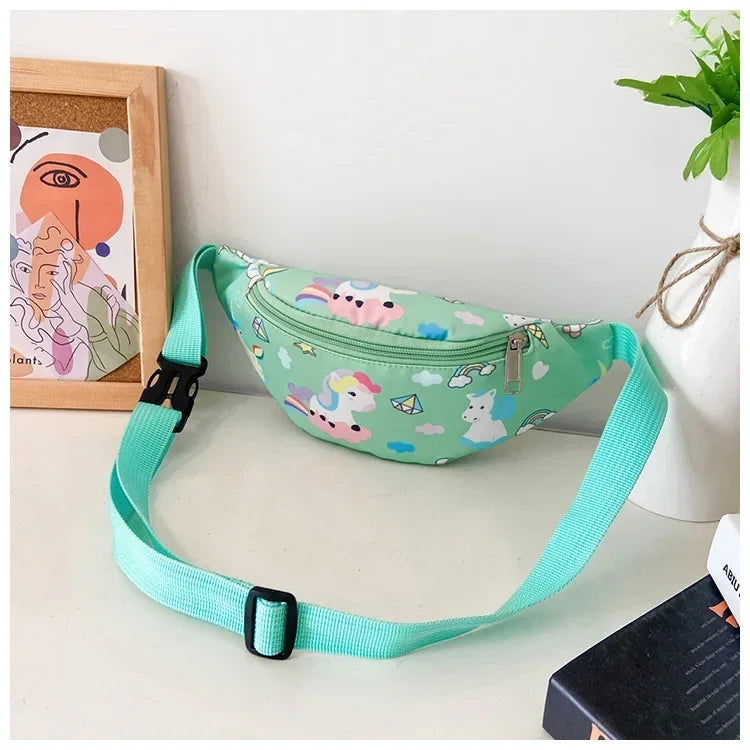 Kids & Adults Sport Bum Bag, Travel Crossbody Waist Bag