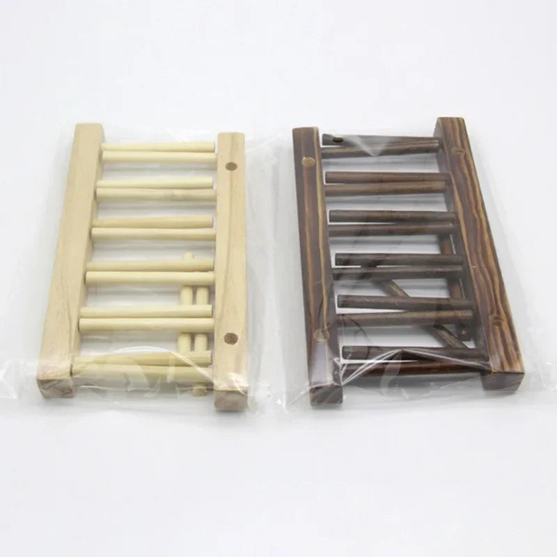Wooden Dish Drainer Rack Kitchen Dishes Stand Plate Dish Drying Rack Pot Lid Racks Kitchen Organiser Drying Cups Display Shelf