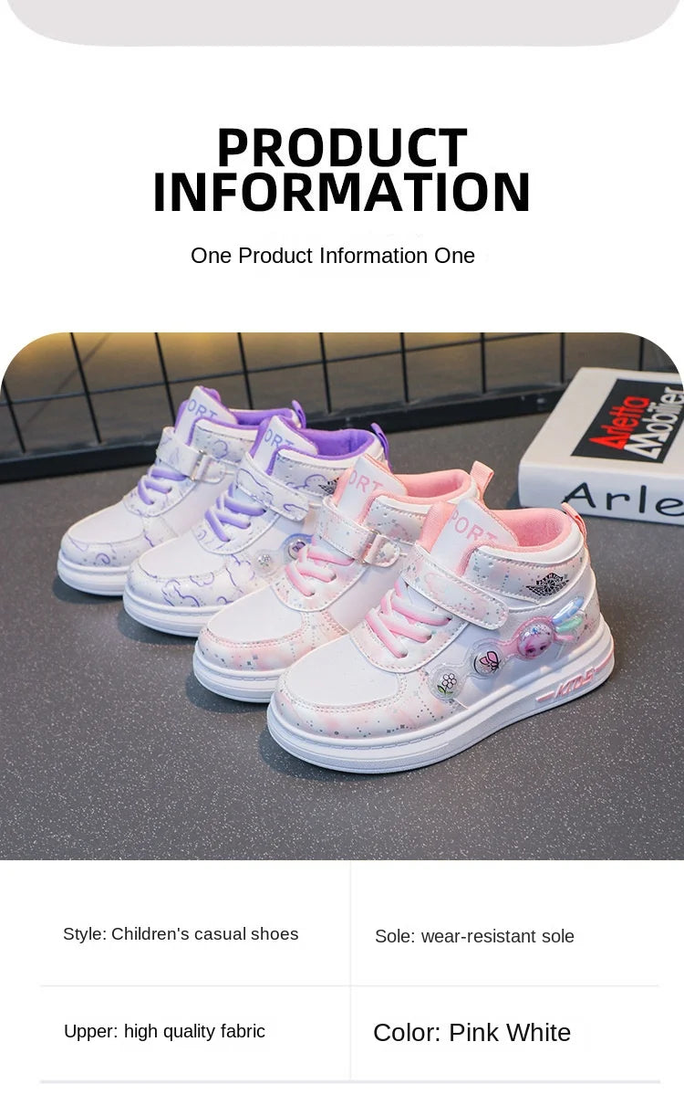 Girls’ Casual Elsa Princess Shoes – Stylish and Comfortable Footwear