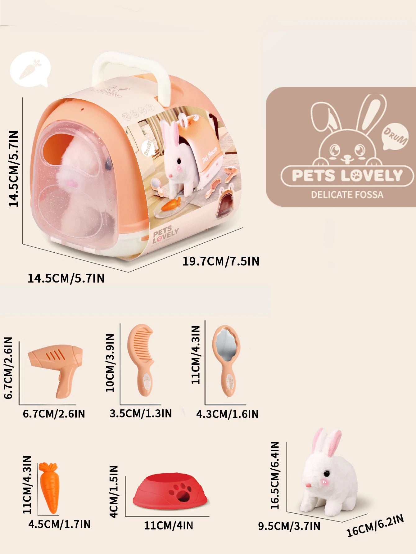 Plush Toy Puppy / Bunny Electronic Interactive Toys - Walking, Barking, Wagging Tail, Kids Toddler Companion Animals.