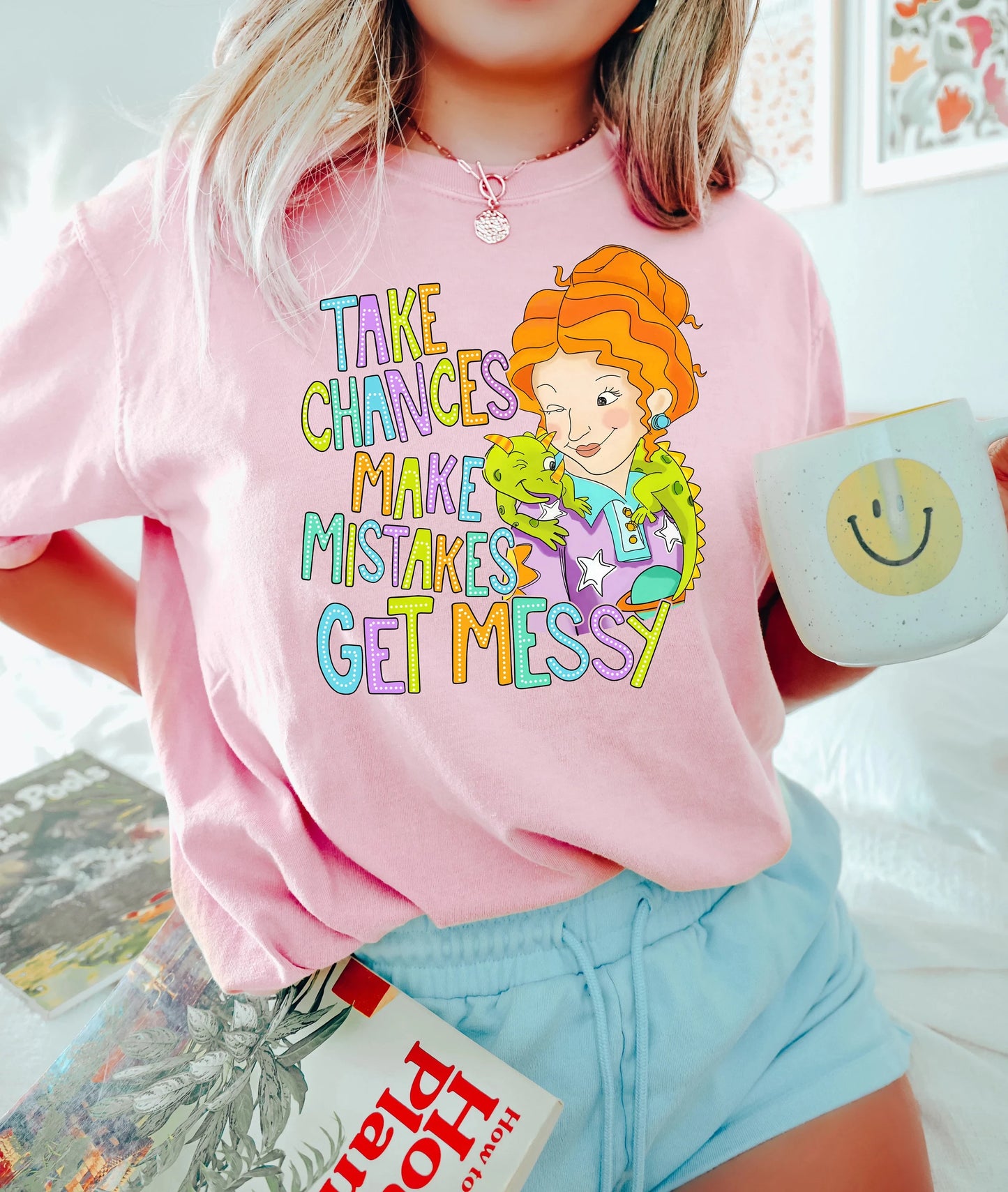 Ake Chances Make Mistakes Get Messy Shirt Miss Frizzle Shirt Back To School Shirt Magic School Bus Shirt Teacher Shirt