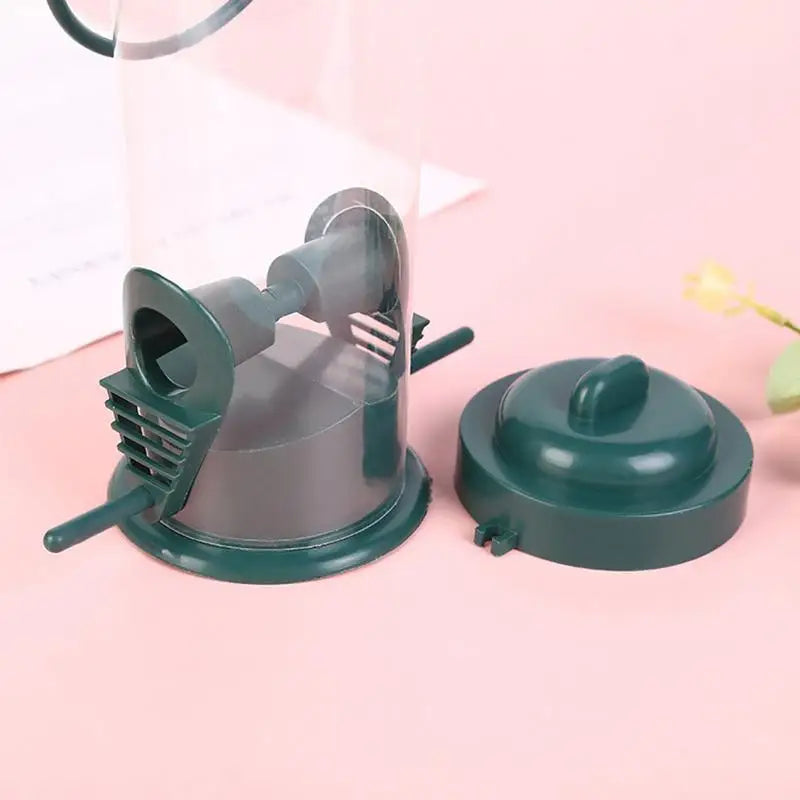 Dangling Squirrel-Proof Bird Feeder – Tubular PP Bird Food Dispenser