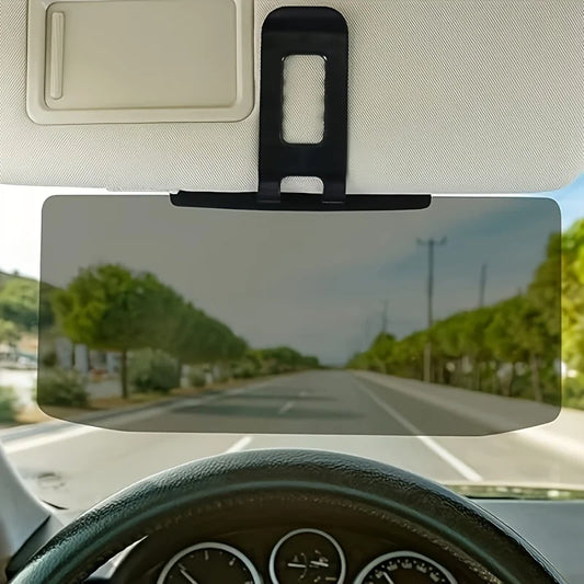 Polarized Sun Visor For Car,Anti-Glare Sun Visor Extension,Universal Car Sun Visor, Adjustable UV Protector For Safe Driving