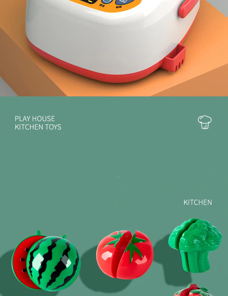 Kitchen Toys Cutting Fruit And Vegetable Food Kits