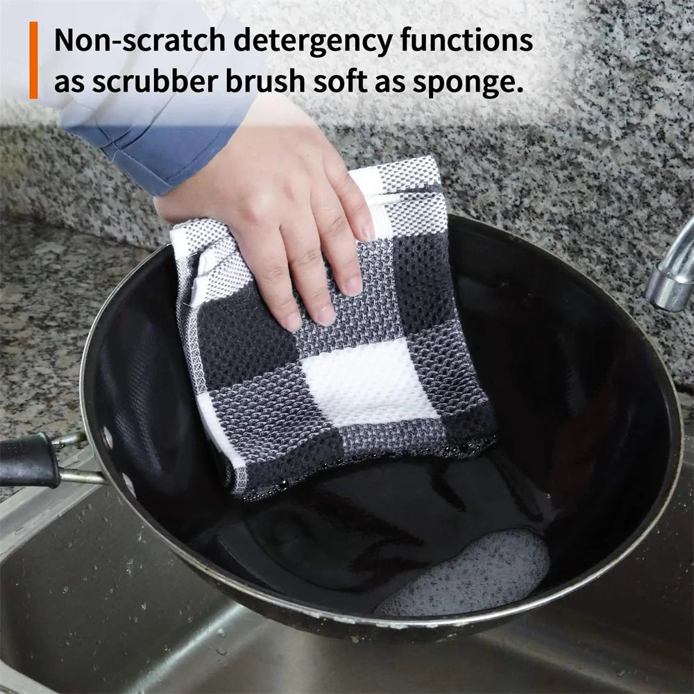 Olanly 100% Cotton Dish Cloth Towels