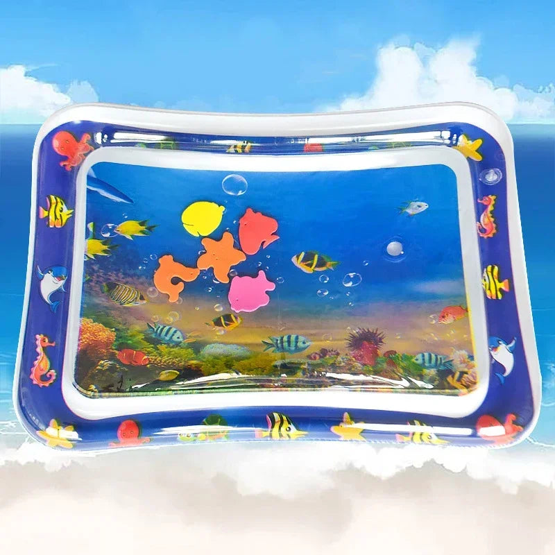 Large Baby Playing Water Mat Inflatable Water Cushion Baby Play Mat Inflatable Tummy Time Mat Early Education Water Cushion