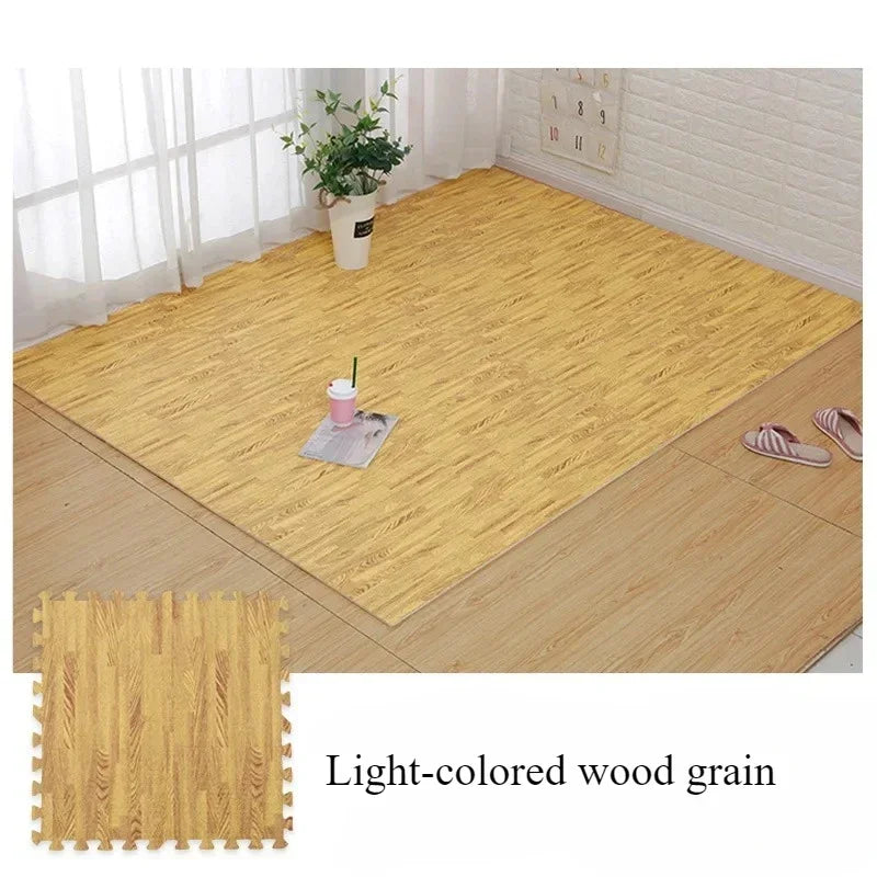 Baby Play Mat Interlocking Foam Tiles Thick Waterproof Floor Mat for Nursery Playroom Toddler Safe Crawling Puzzle Game