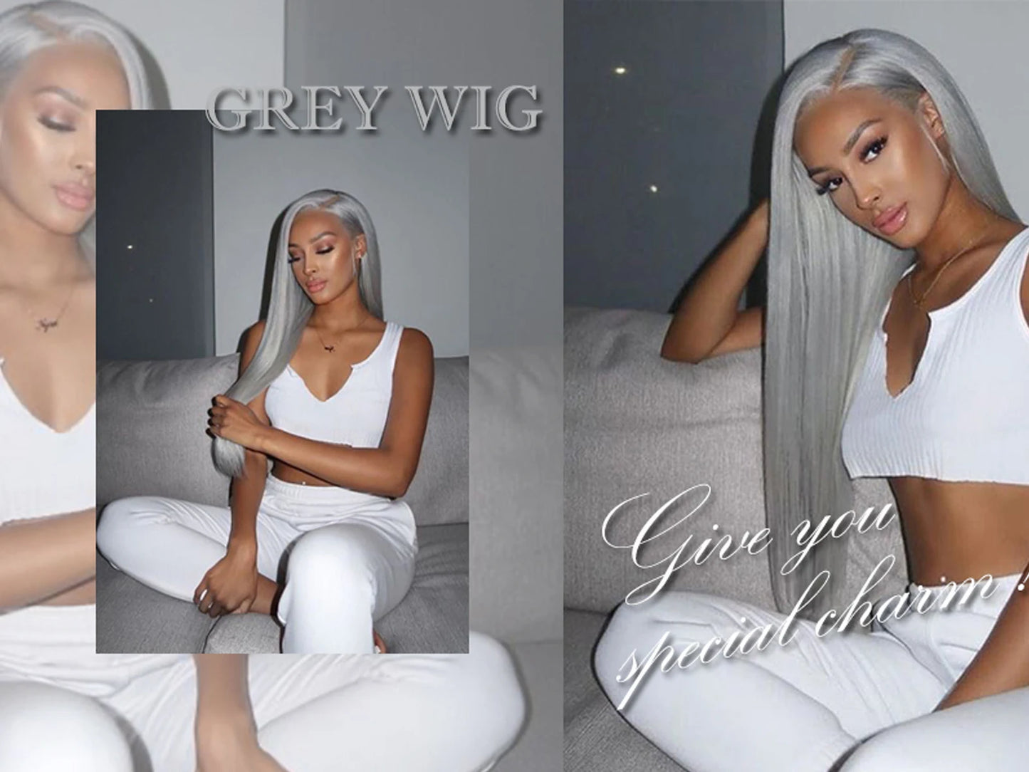 38 Inch 13x6 Hd Lace Frontal Wig 250 Density Grey Straight Human Hair Pre Plucked Transparent 13x4 Lace Frontal Brazilian Wig