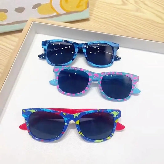 Cartoon Square Frame Dinosaur Children's Sunglasses