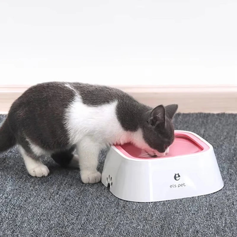 No-Spill Pet Water Bowl – Slow Feeder Drinking Dish for Dogs & Cats