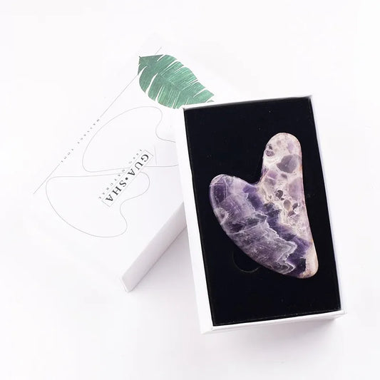 Crystal Jade Face Massager Stone Facial Massage Skincare Tool