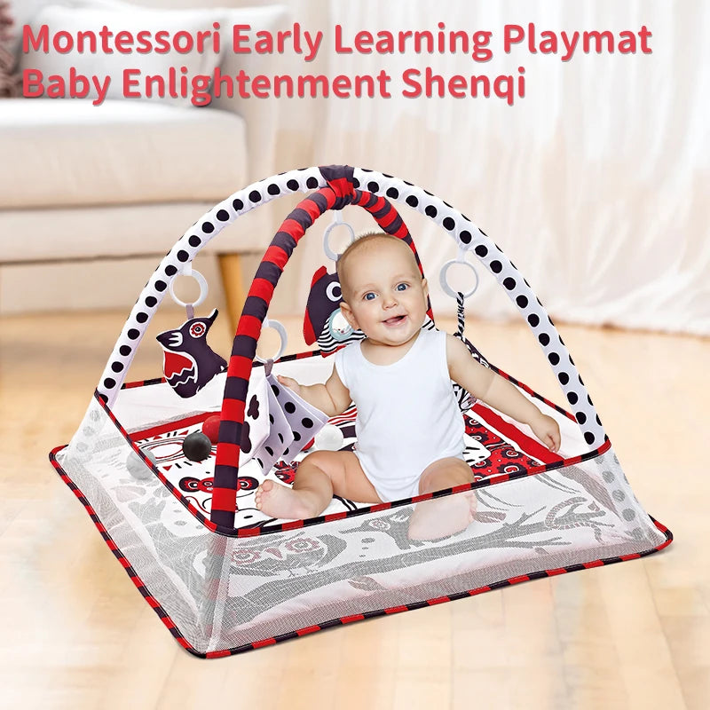 Baby Early Education Toys Mat Infant Fitness Gym Activity Center Play Mat Cognitive Development Puzzle Newborn Toys Ideal Gift
