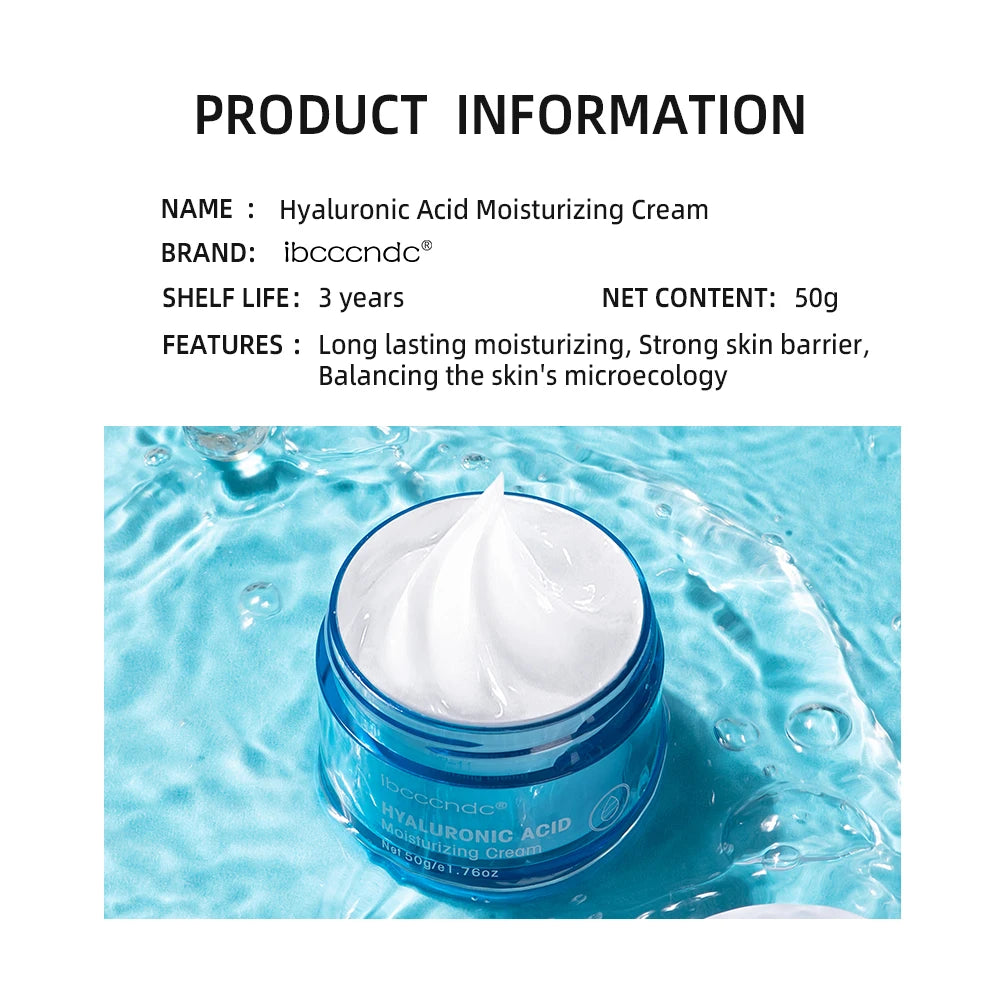 Hyaluronic Acid Gel Cream Hydrating Face Moisturiser