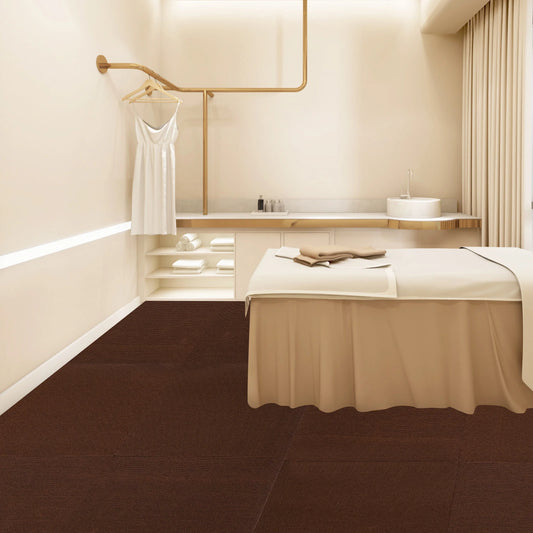24" x 24" Peel and Stick Carpet Tile, 15 Pcs Peel and Stick Carpet Tiles, Commercial &Home Carpet Tiles