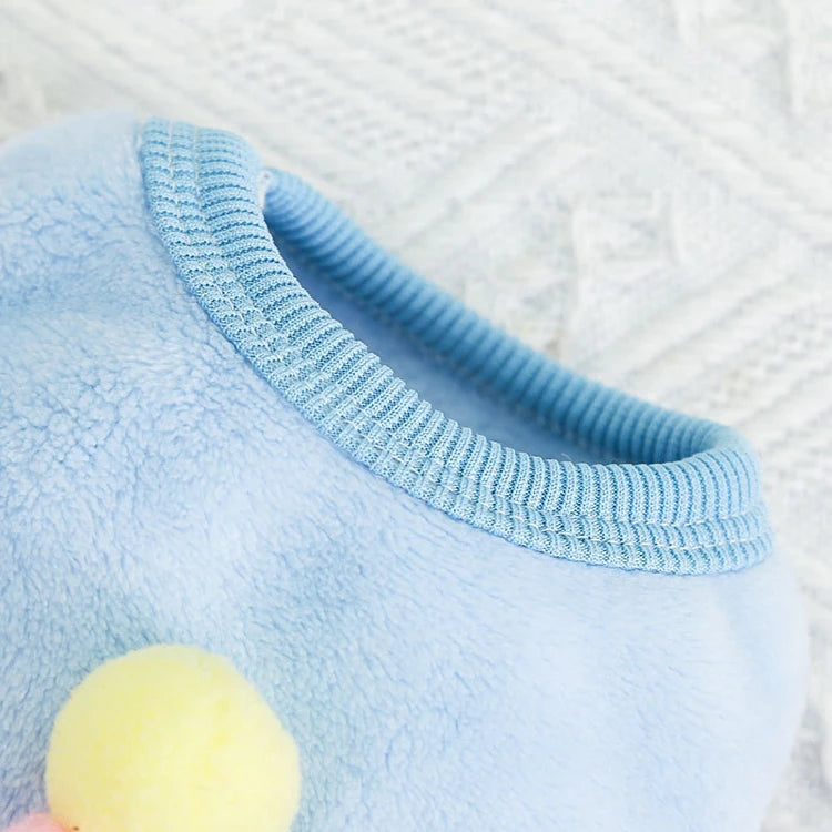 Cute Fleece Dog Winter Coat
